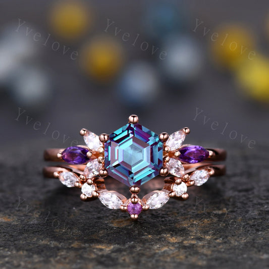 Czech diamond-cut window beads with silver edges in alexandrite blue –  Earthly Adornments